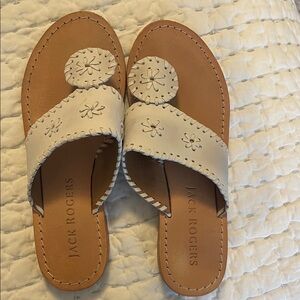 Jack Rogers Girls White Sandals